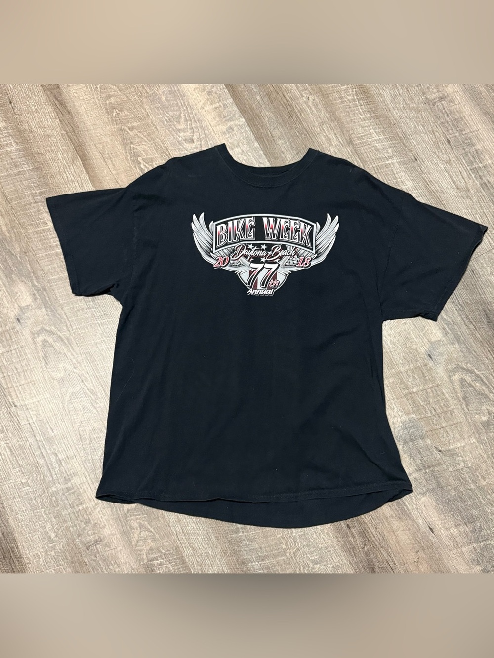 77th anniversary Bike Week 2018 Daytona Beach Tee mens size 2X